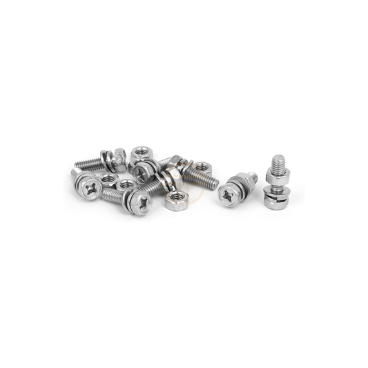 SS HEX BOLT SCREW NUT+WASHER