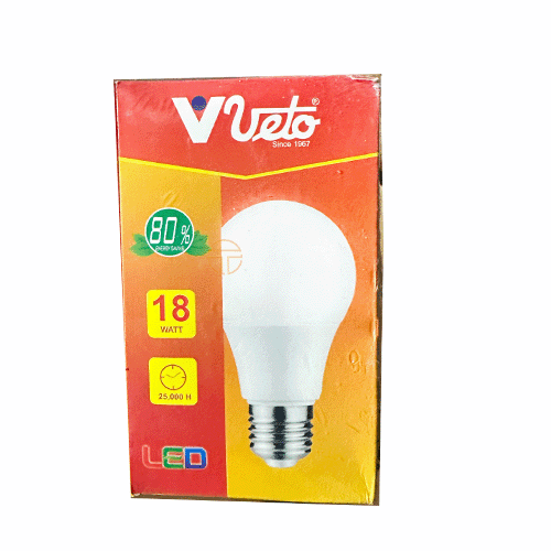 LED BLUB 18W PLAS. BOX D/L E-27 PH -VETO