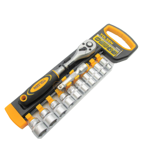 MINI SOCKET SET 3/8" X 12PCS - TOLSEN 15151