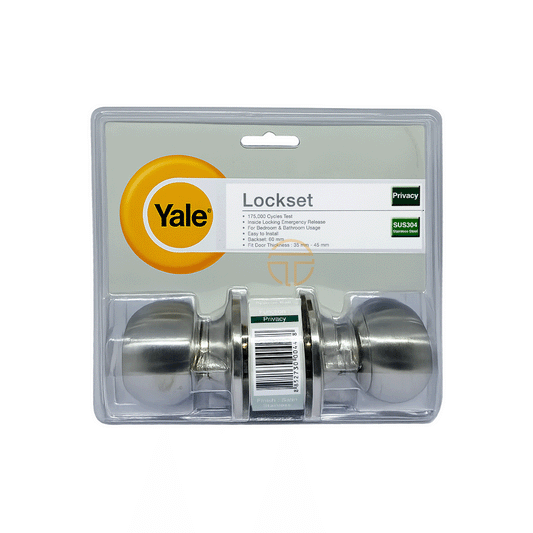 APOLLO LOCK SUS304 PRIVACY (TOILET) - YALE