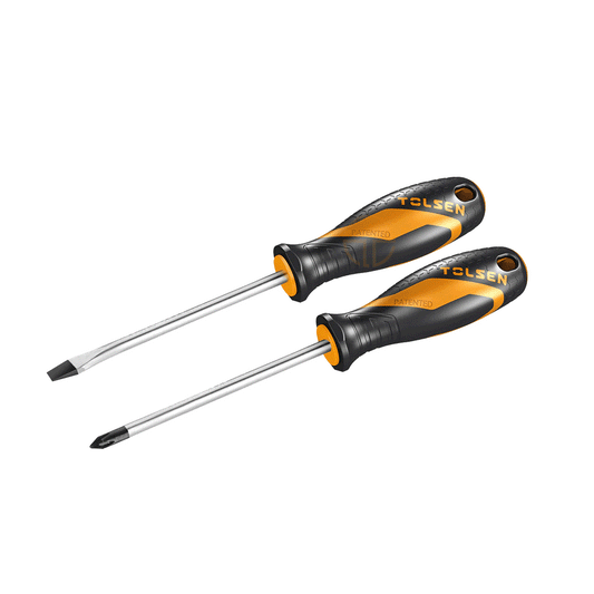 2PCS SCREWDRIVER SET 100MM - TOLSEN 20182