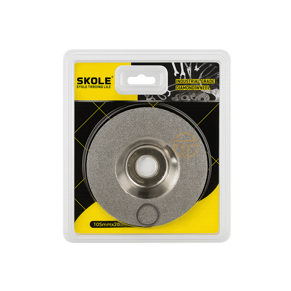 GLASS DIAMOND WHEEL 105MM X 20MM  - SKOLE